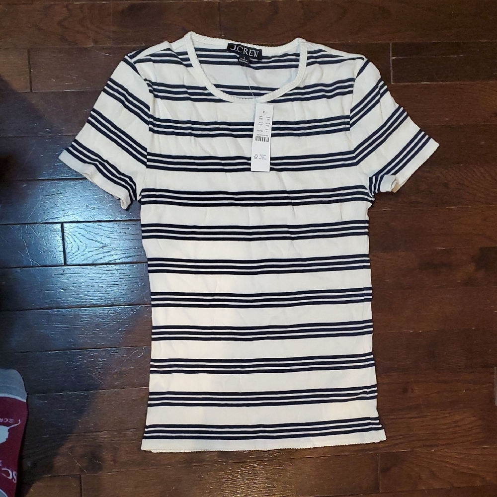 J. Crew Striped T-Shirt Shirt